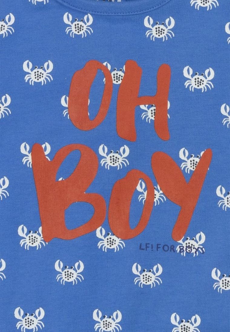 T-shirt chłopięcy, niebieski, Lief