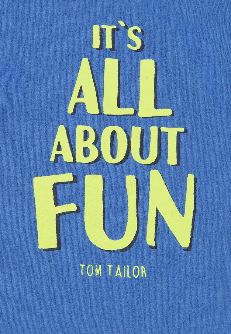 T-shirt chłopięcy, niebieski, Tom Tailor