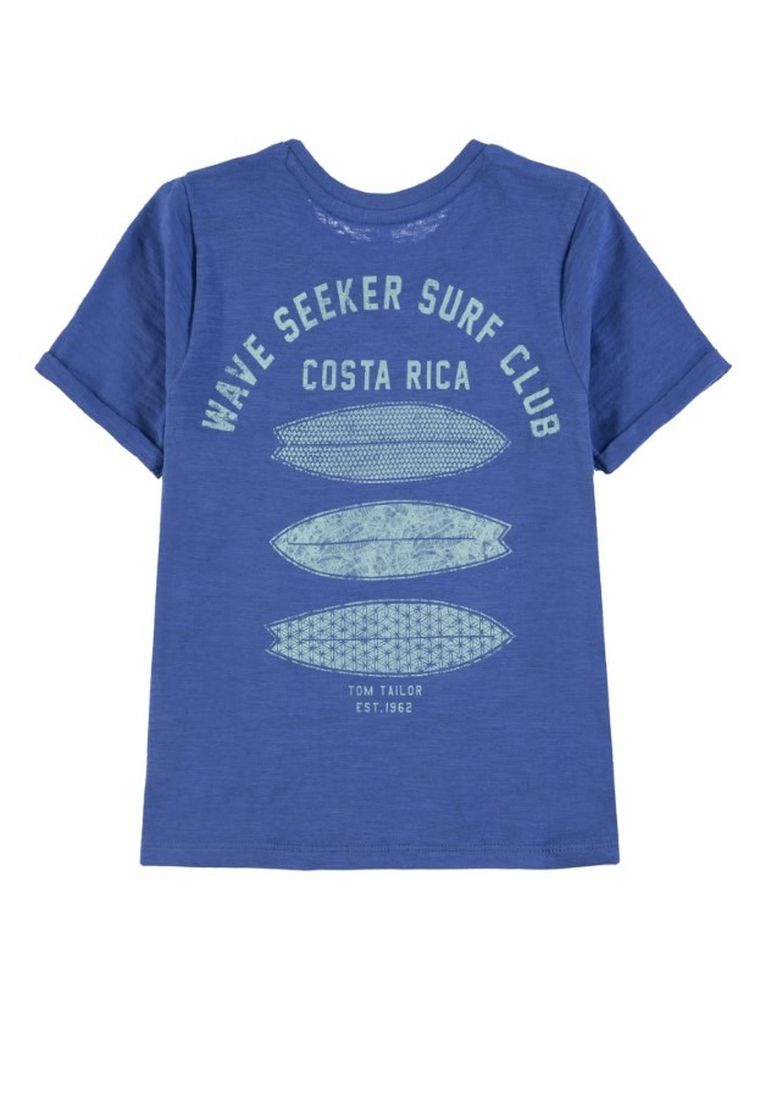 T-shirt chłopięcy, niebieski, Tom Tailor
