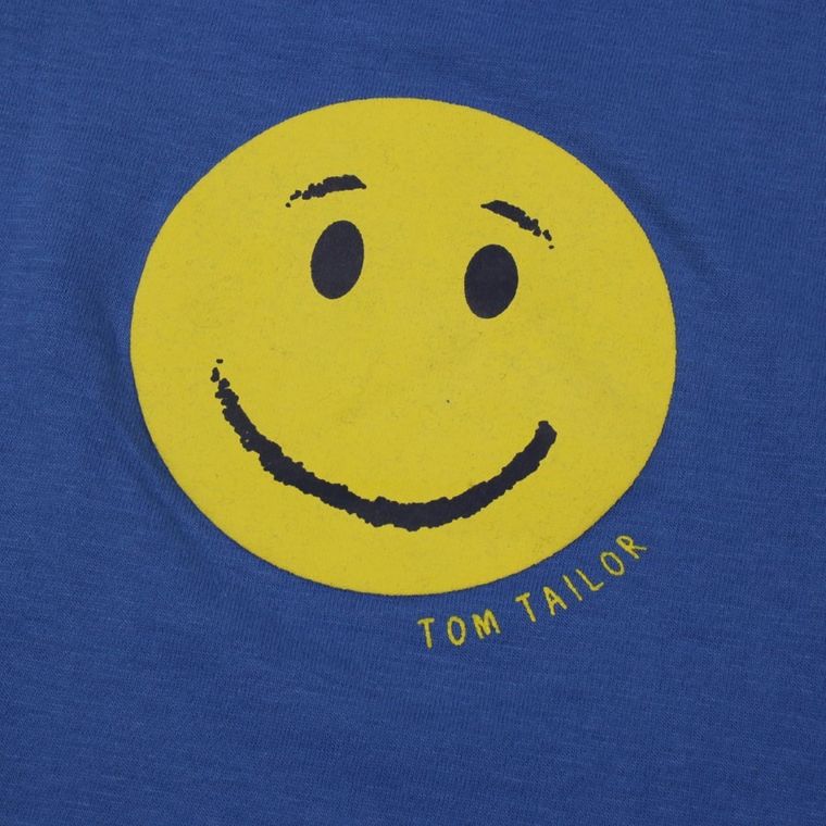 T-shirt chłopięcy, niebieski, Tom Tailor
