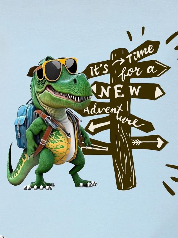 T-shirt chłopięcy, niebieski, Tup Tup