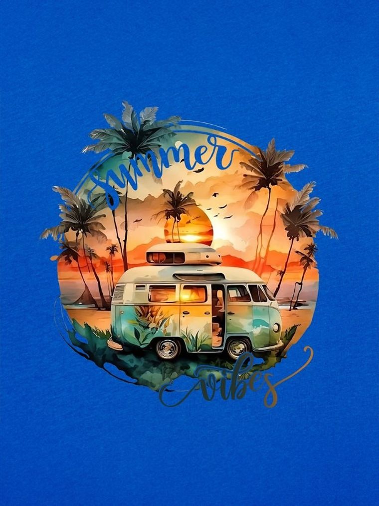 T-shirt chłopięcy, niebieski, Tup Tup