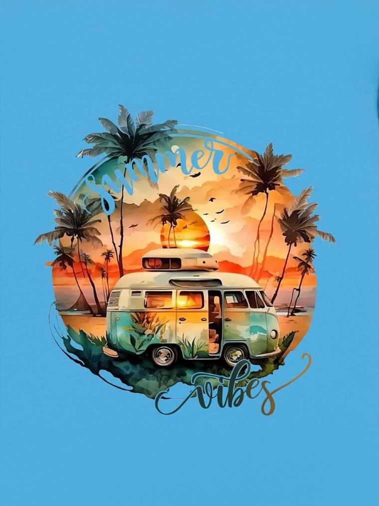 T-shirt chłopięcy, niebieski, Tup Tup