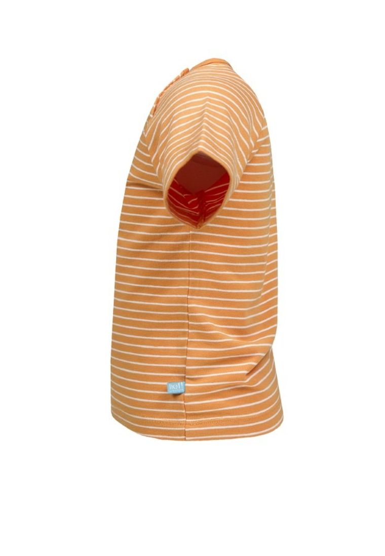 T-shirt chłopięcy, pomarańczowy, Lief