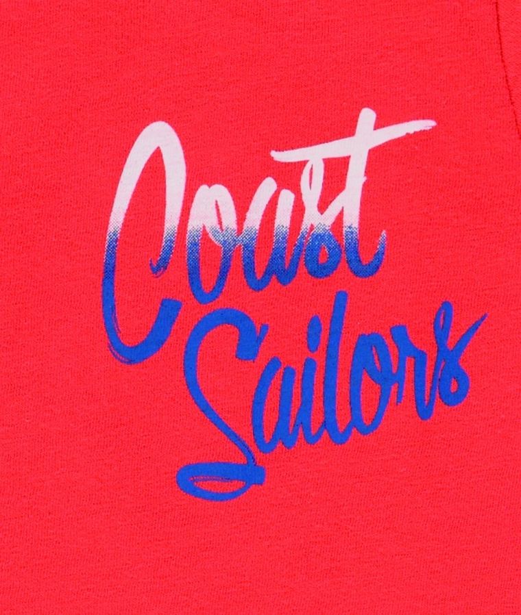 T-shirt chłopięcy, pomarańczowy, Tom Tailor