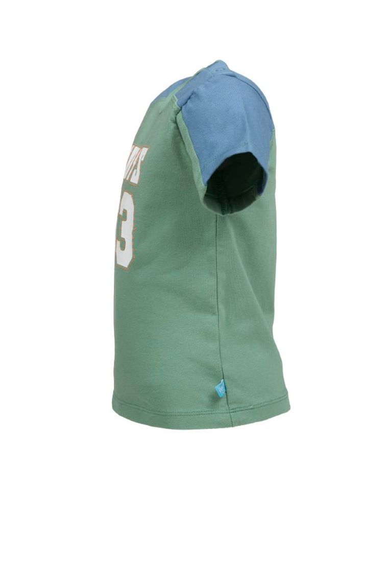 T-shirt chłopięcy, zielony, Lief