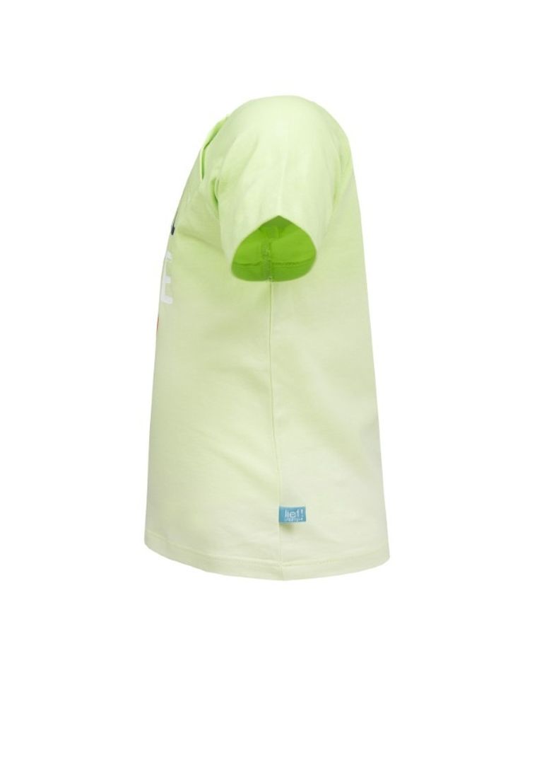 T-shirt chłopięcy, zielony, Lief