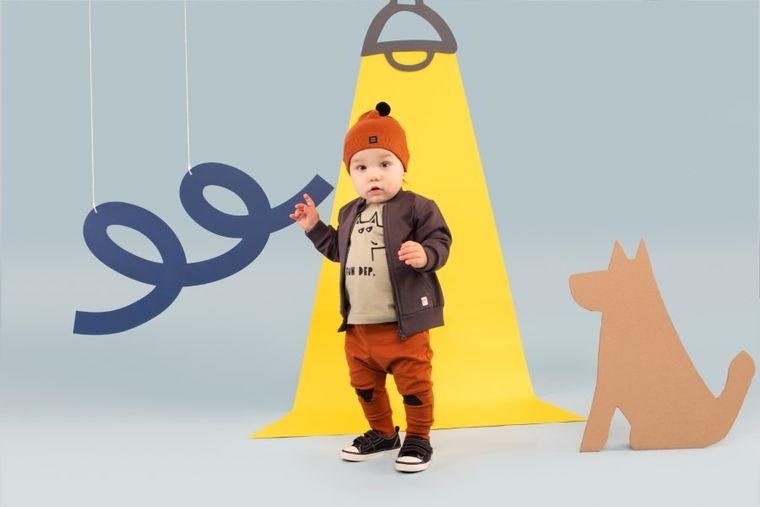 T-shirt chłopięcy, zielony, Olivier, Pinokio