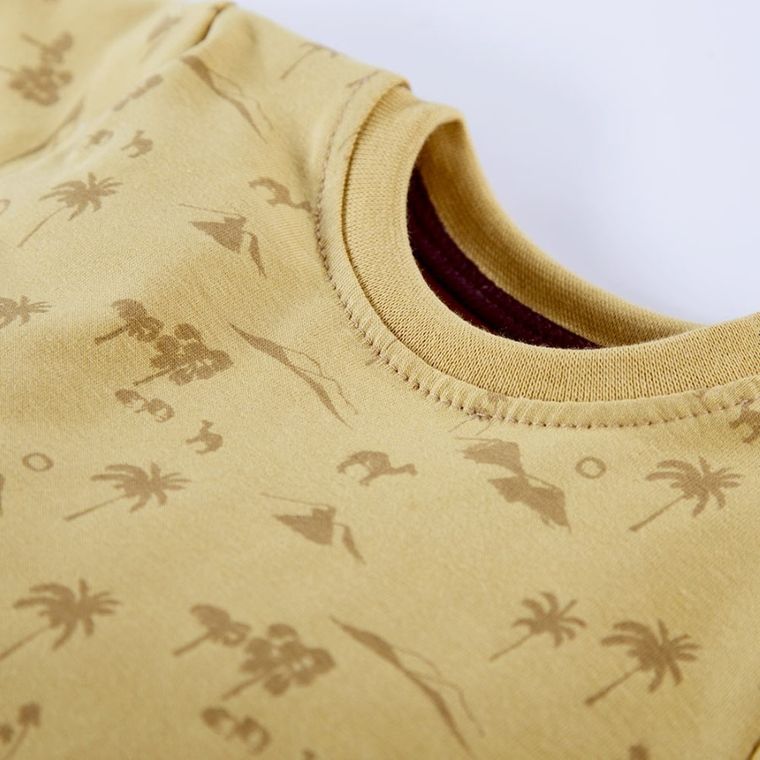 T-shirt chłopięcy, żółty, Eevi