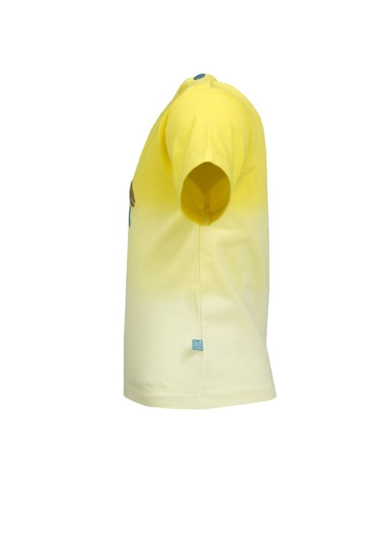 T-shirt chłopięcy, żółty, Lief