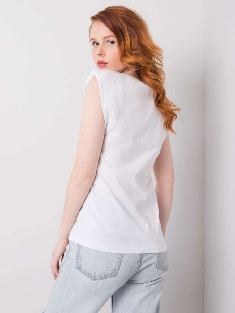 T-shirt damski, biały, H&B