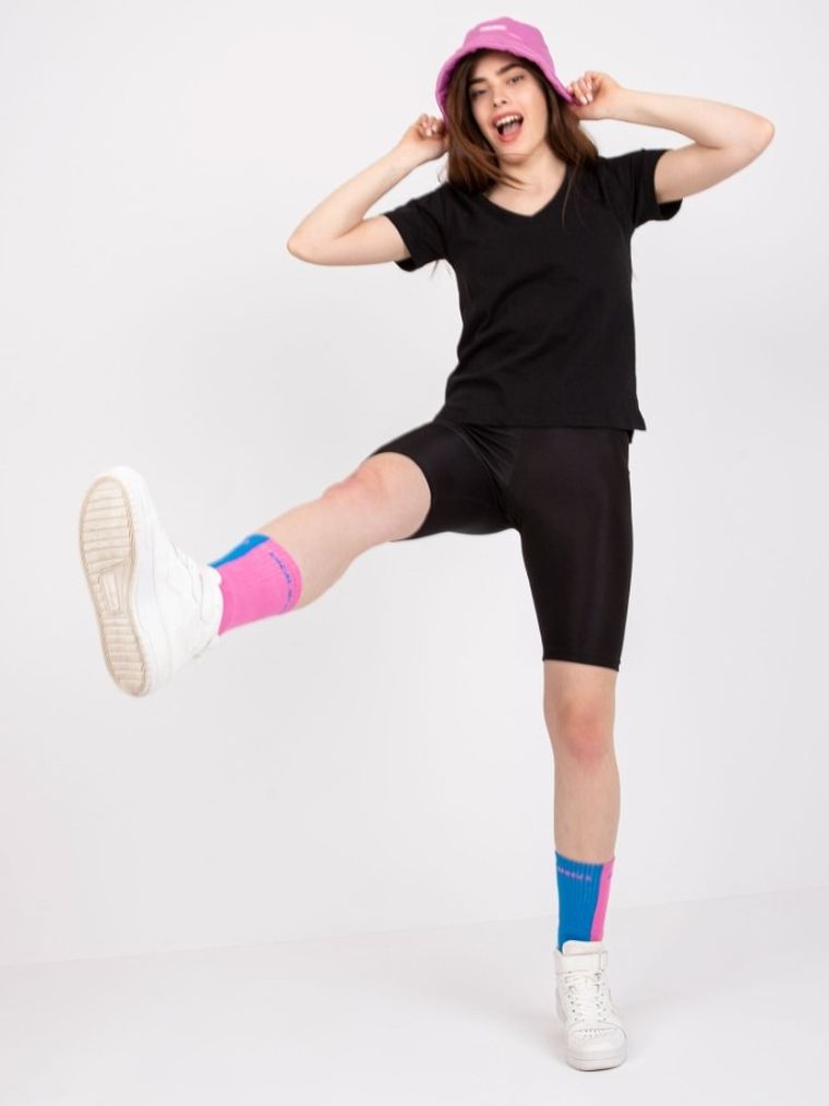 T-shirt damski, czarny, Mayflies