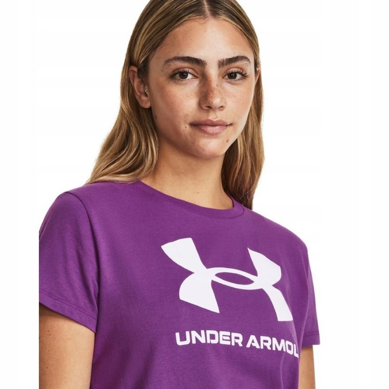 T-shirt damski, fioletowy, Under Armour