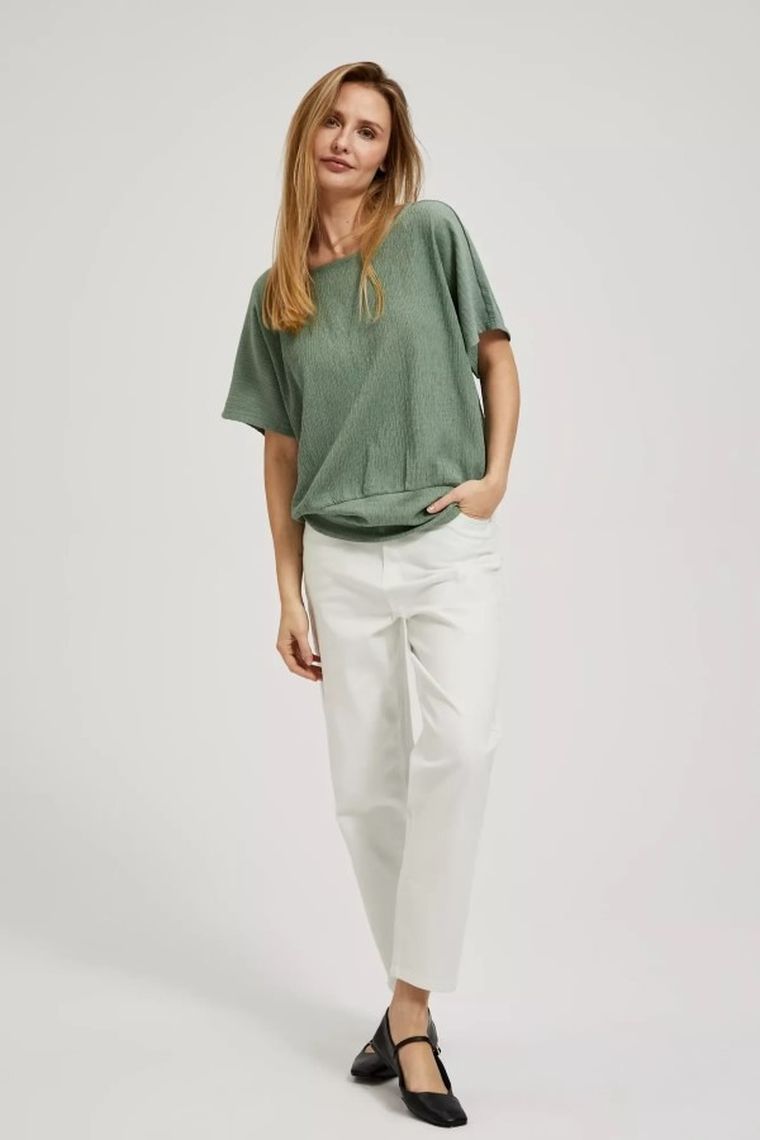 T-shirt damski, khaki, Moodo