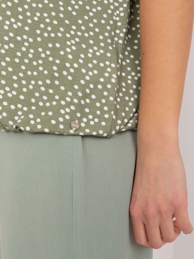 T-shirt damski, khaki, Sublevel