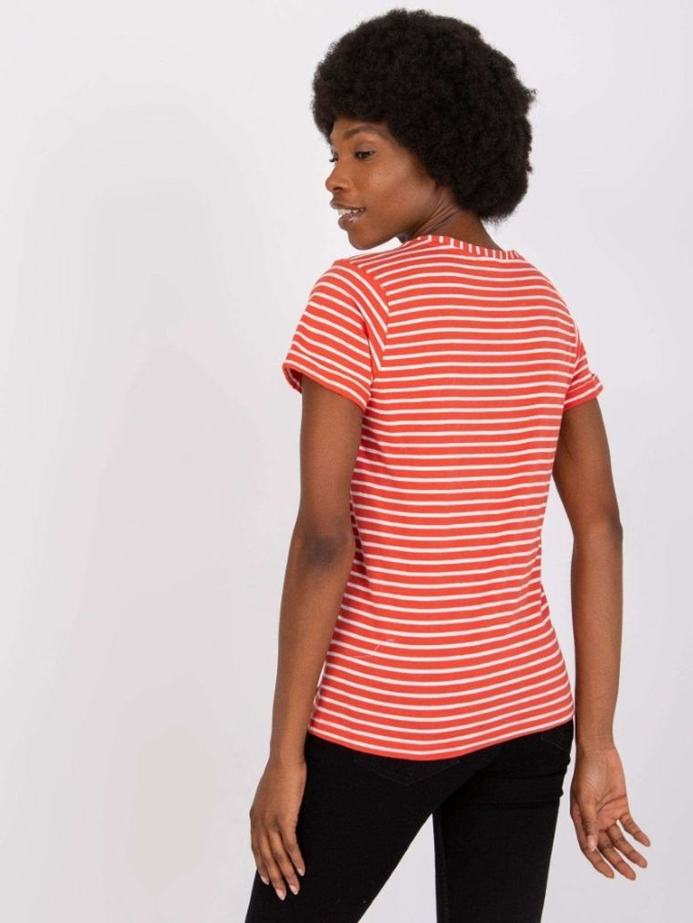 T-shirt damski, pomarańczowy, Factory Price