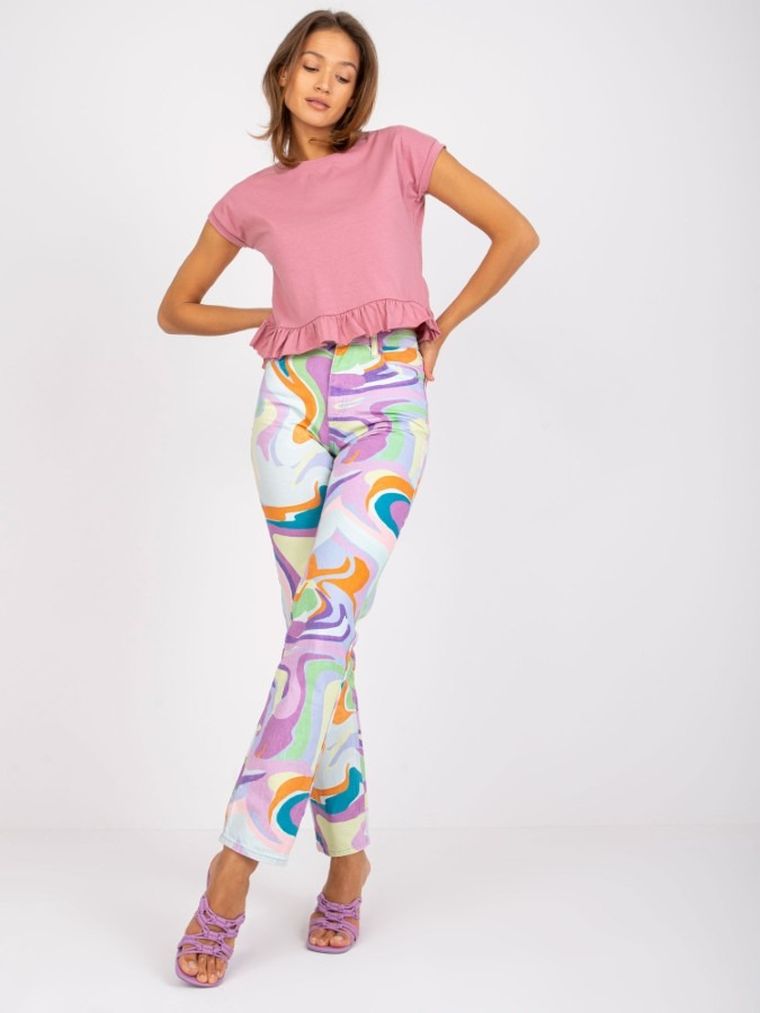 T-shirt damski, różowy, Mayflies