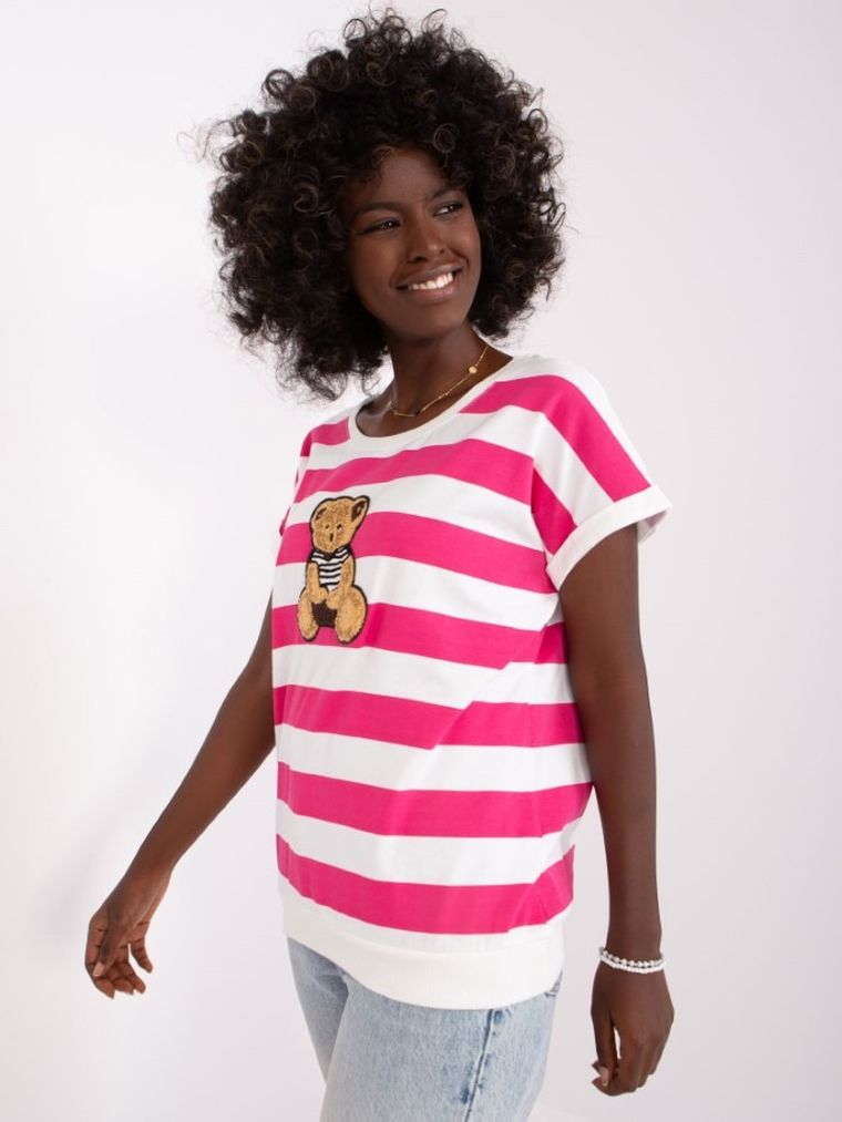 T-shirt damski, różowy, Relevance