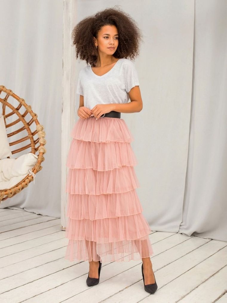 T-shirt damski, szary, Basic Feel Good