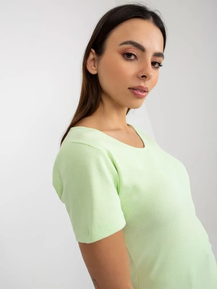 T-shirt damski, zielony, Lily Rose