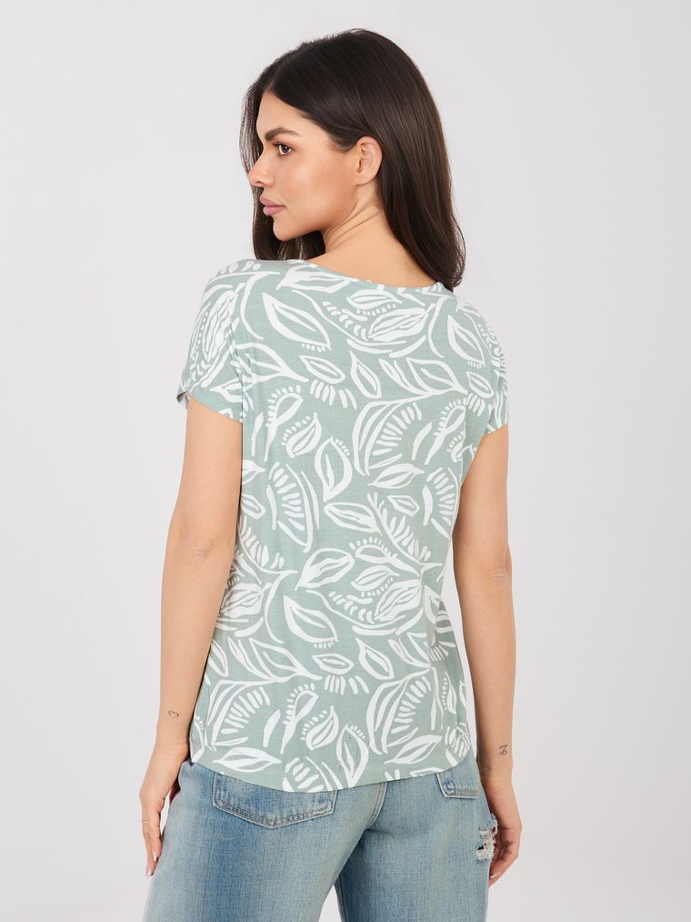 T-shirt damski, zielony, Sublevel