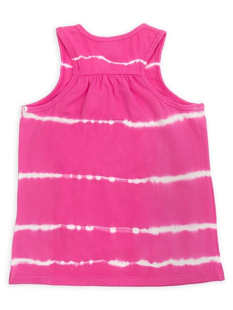 T-shirt dziewczęcy bez rękawów, różowy, Kanz