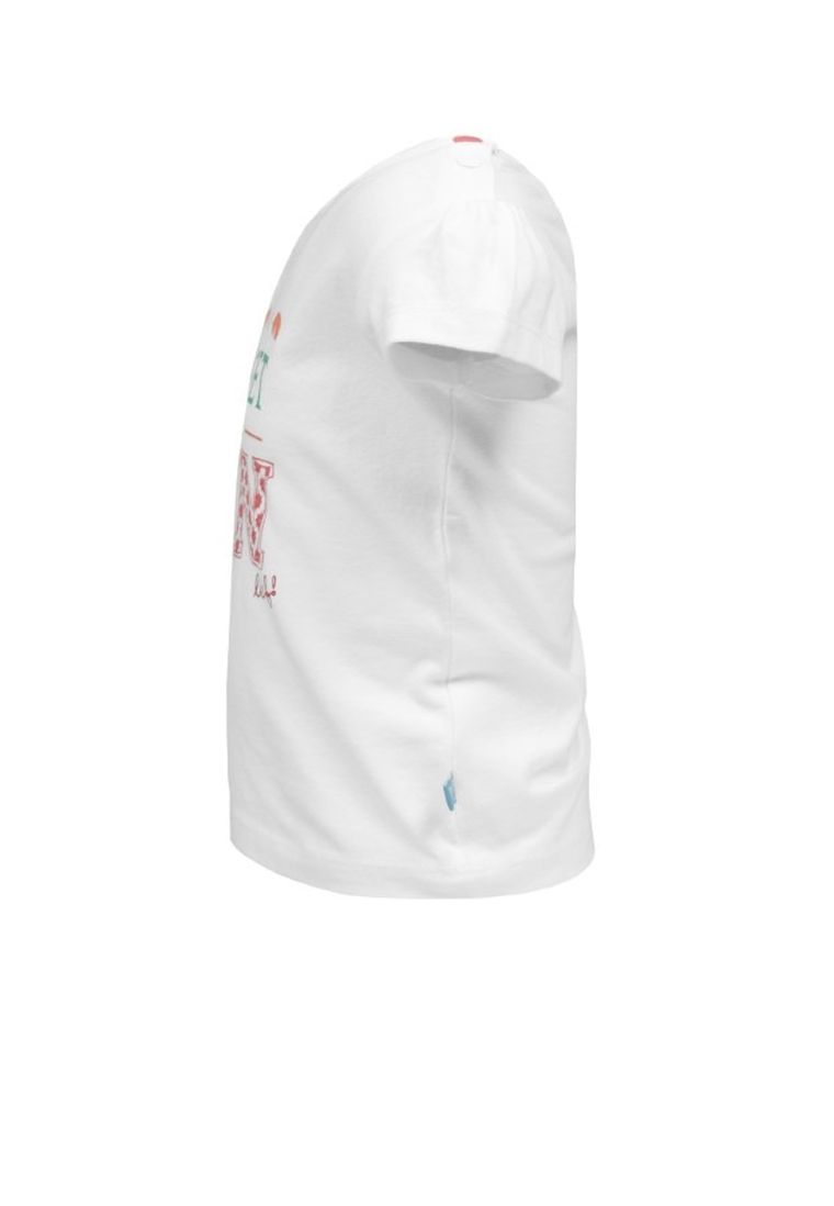 T-shirt dziewczęcy, biały, Lief