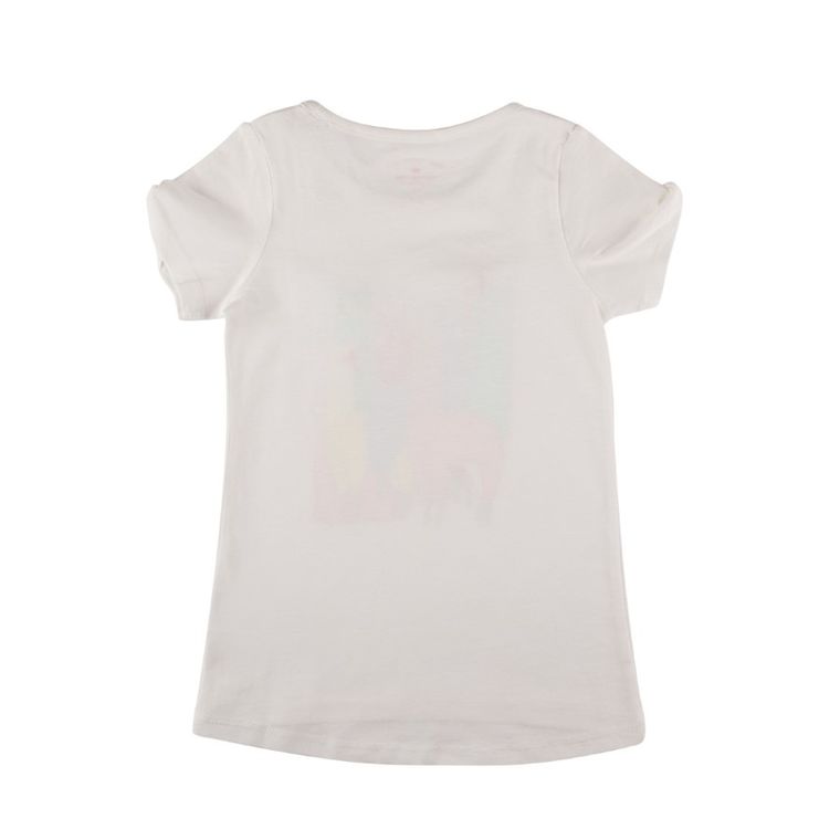 T-shirt dziewczęcy, biały, Tom Tailor