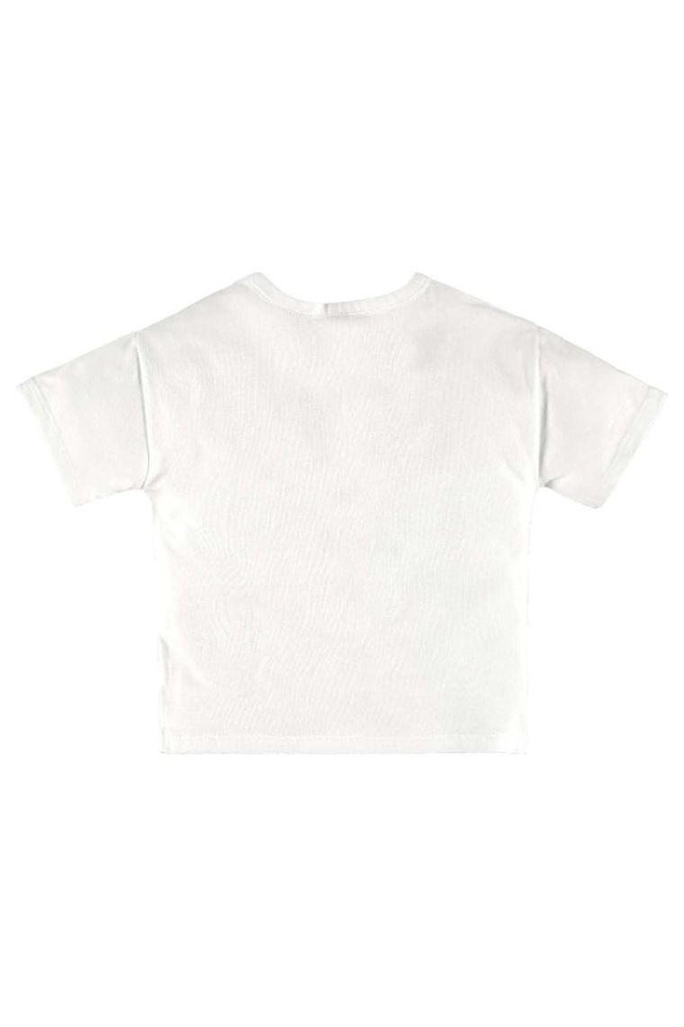 T-shirt dziewczęcy, biały, Up Baby