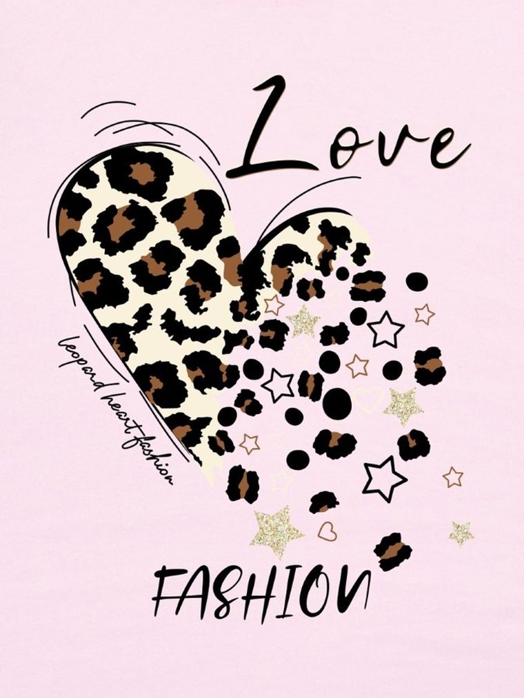 T-shirt dziewczęcy, różowy, Tup Tup