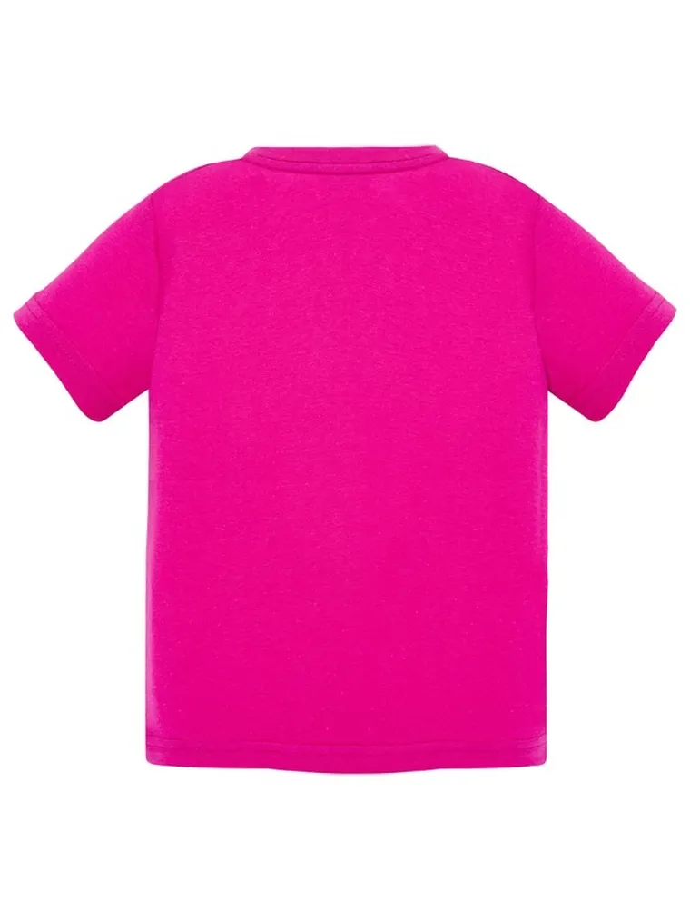 T-shirt dziewczęcy, różowy, Tup Tup