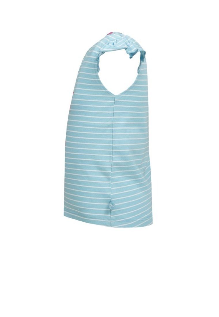 T-shirt dziewczęcy, turkusowy, Lief