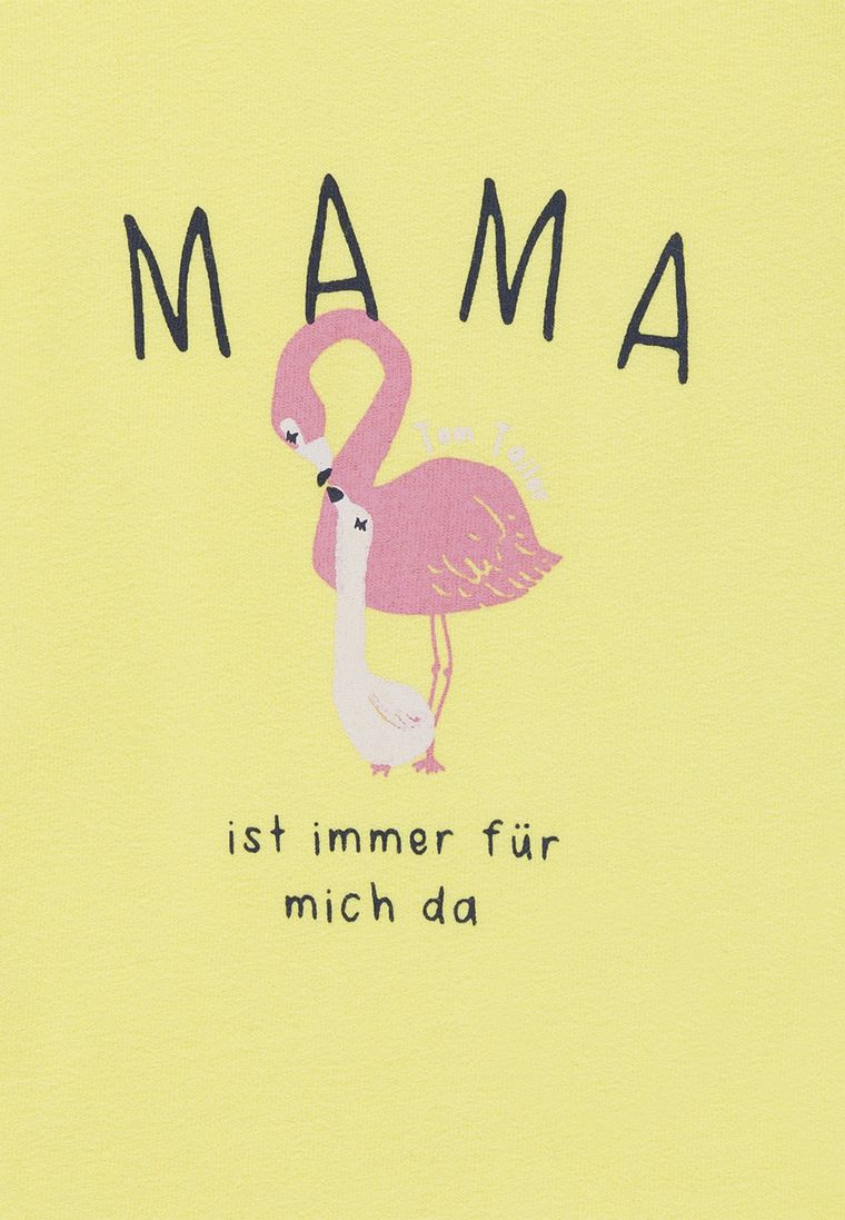 T-shirt dziewczęcy, żółty, Tom Tailor