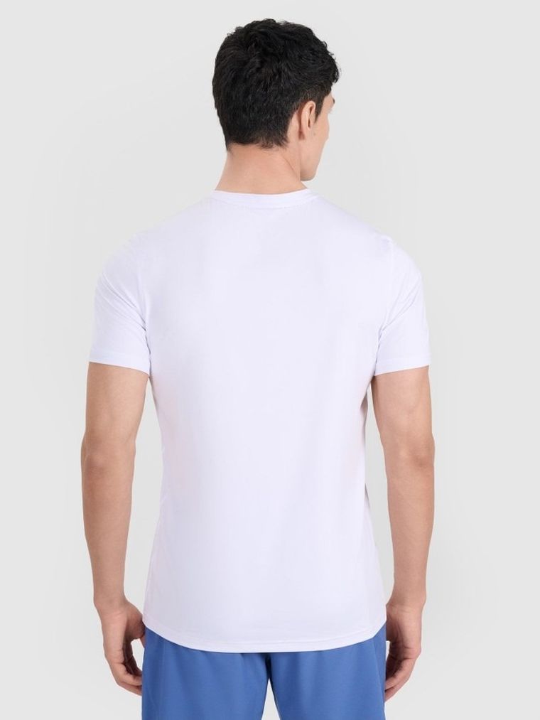 T-shirt męski, biały, 4F