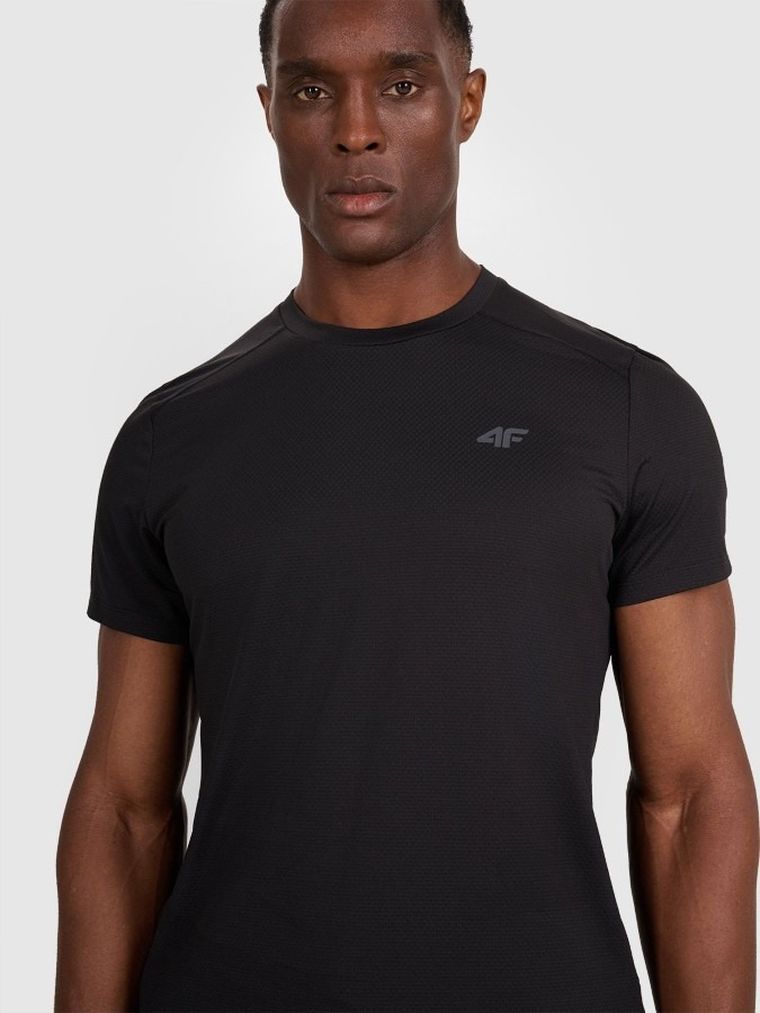T-shirt męski, czarny, 4F