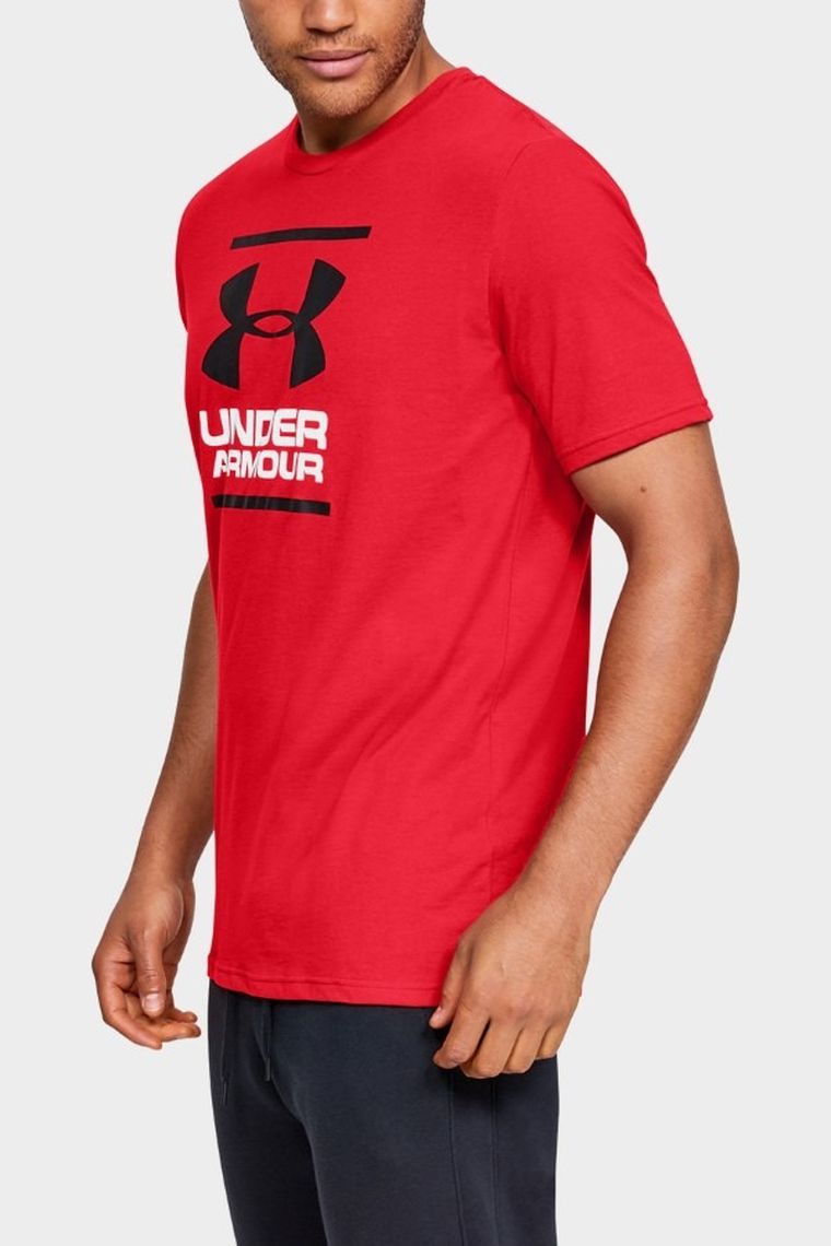 T-shirt męski, czerwony, Under Armour