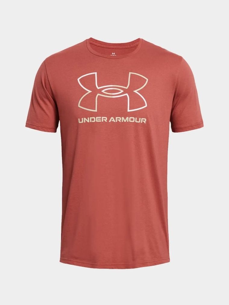 T-shirt męski, czerwony, Under Armour