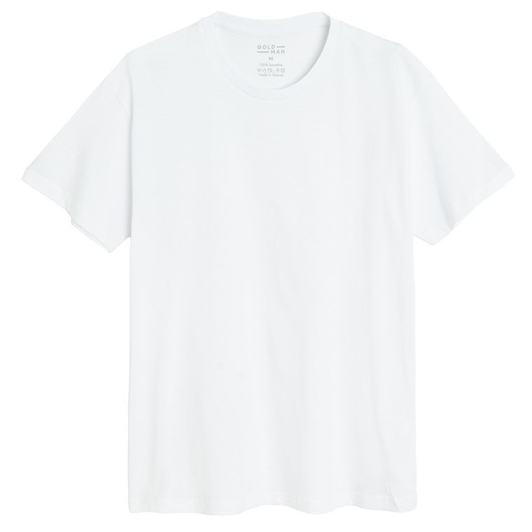 T-shirt męski, mix, zestaw, 3 szt., Goldman