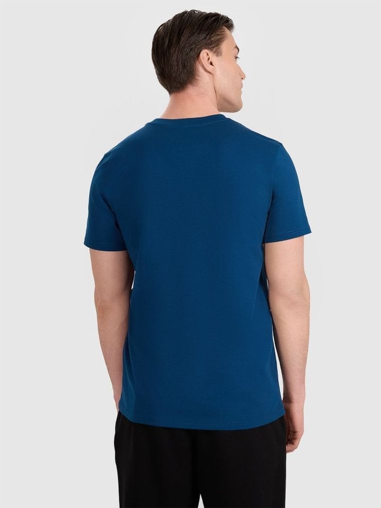 T-shirt męski, niebieski, 4F