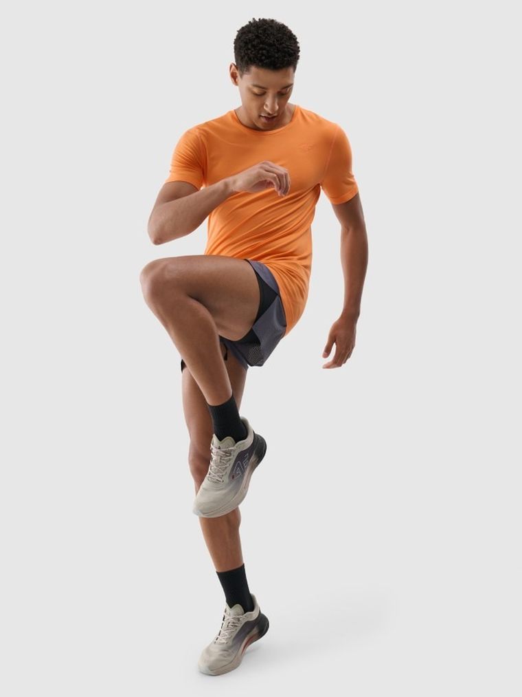 T-shirt męski, pomarańczowy, 4F