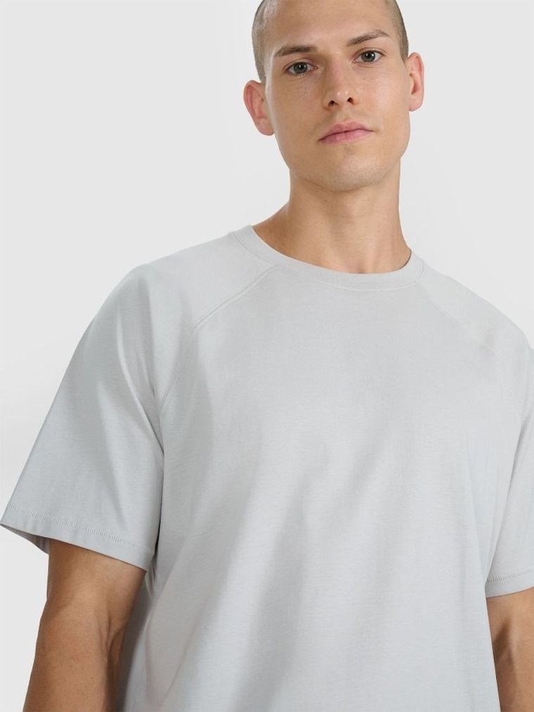 T-shirt męski, szary, 4F