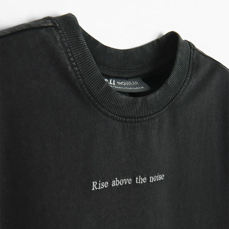 T-shirt regular z bawełny czesanej NOWEAR