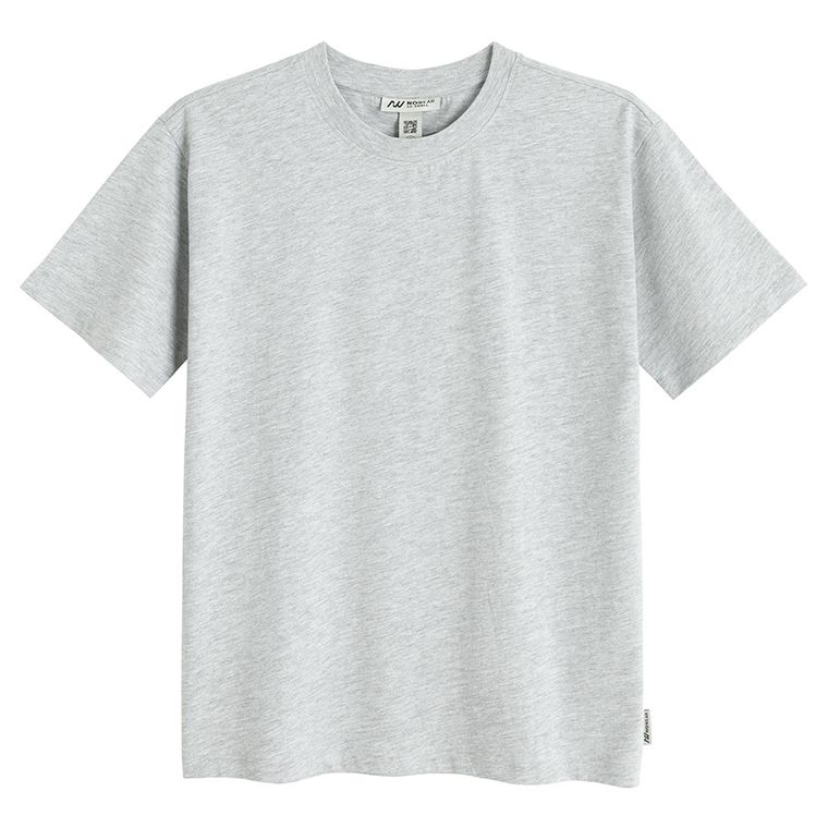 T-shirt z bawełny czesanej 2-pack NOWEAR