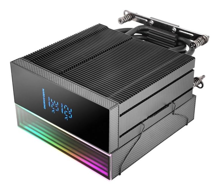 Tacens, chłodzenie CPU, Mars MCPU-LCD 120 PWM 300W TDP LCD BK