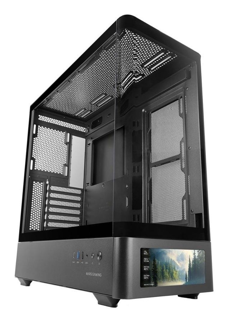 Tacens, Mars, obudowa komputerowa, MC-LCDPRO, 7.2", IPS LCD ATX