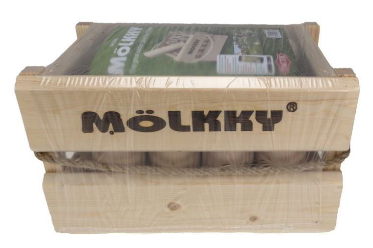 Tactic, Mölkky w drewnianej skrzynce, gra zręcznościowa