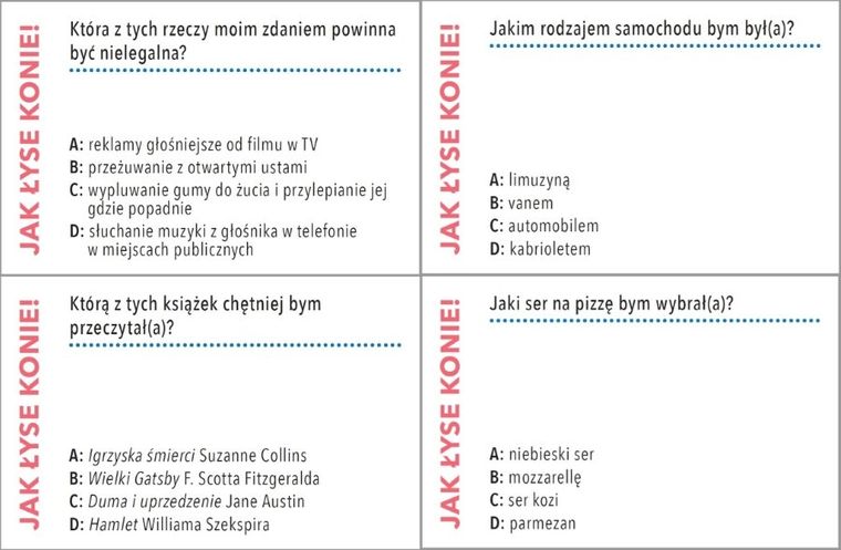 Tactic, Poznajmy się jak Łyse Konie!, gra towarzyska