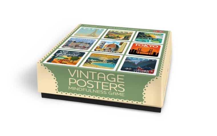 Tactic, Vintage Posters Mindfullness Game, gra pamięciowa