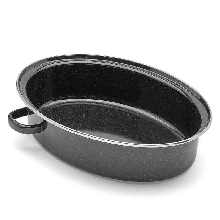 Tadar, brytfanna emaliowana, pokrywą grillową, 32 cm