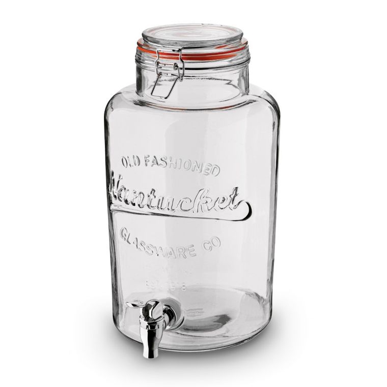 Tadar, Gregi, słoik z kranikiem i klipsem, 6,5 l